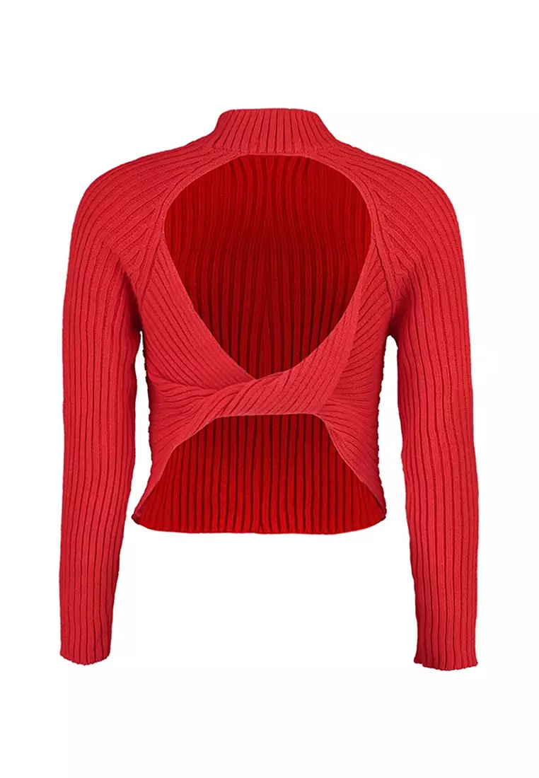 Trendyol Open Back Sweater